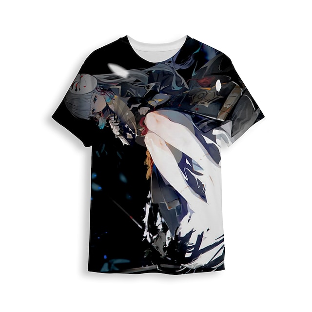 

Inspired by Genshin Impact Qiqi T-shirt Cartoon 100% Polyester Anime Harajuku Graphic Kawaii T-shirt For Men's / Women's / Couple's