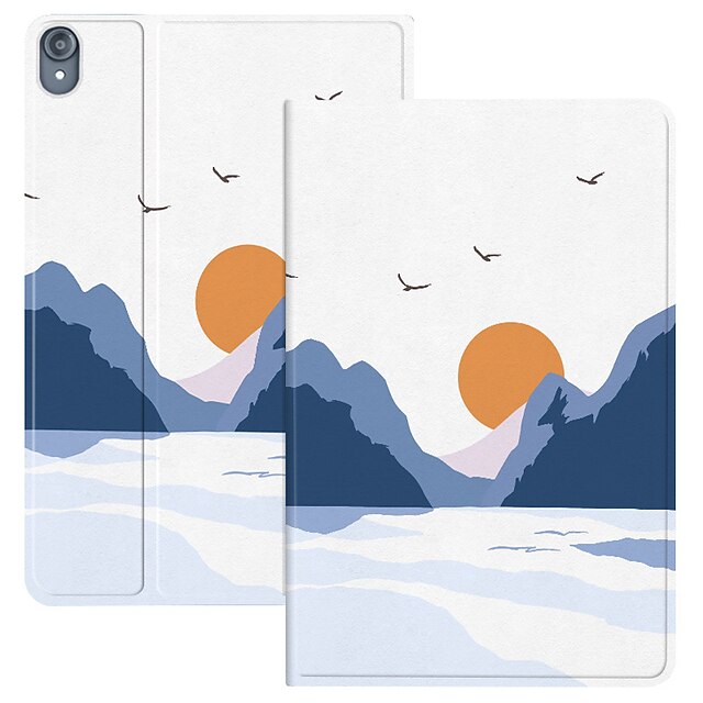 

Tablet Case Cover For Lenovo Tab P11 / Plus Portable Shockproof with Stand Cartoon Graphic PU Leather TPU