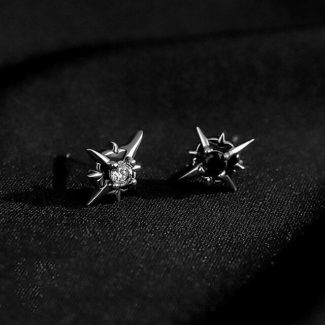 Shoes & Bags Fashion Accessories | Mens Womens Stud Earrings Retro Star Vintage Modern Cute Sweet S925 Sterling Silver Earrings 