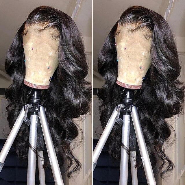 

Body Wave Syntheic Lace Front Fiber Hair Wigs For Women Daily Wig Pre Plucked Lace Frontal Wig