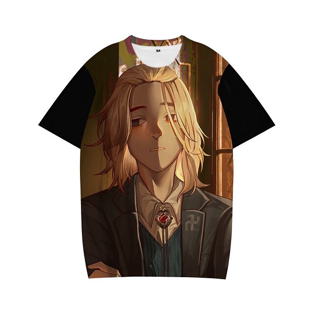 

Inspired by Tokyo Revengers Draken Mikey T-shirt Cartoon 100% Polyester Anime Harajuku Graphic Kawaii T-shirt For Men's / Women's / Couple's