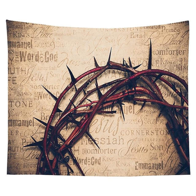 Home & Garden Home Decor | Cross Jesus Wall Tapestry Art Decor Blanket Curtain Hanging Home Bedroom Living Room Dorm Decoration 