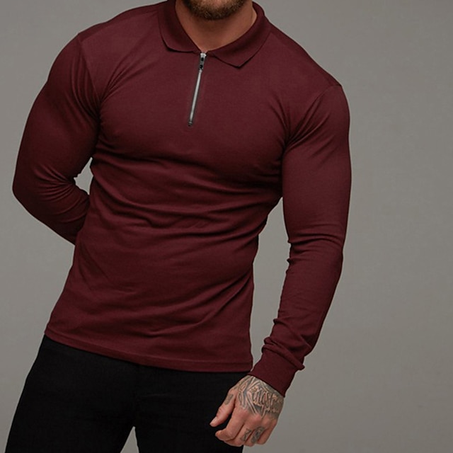 Sports & Outdoors Running, Jogging & Walking | Mens Long Sleeve Compression Shirt Running Shirt Top Athletic Athleisure Cotton B