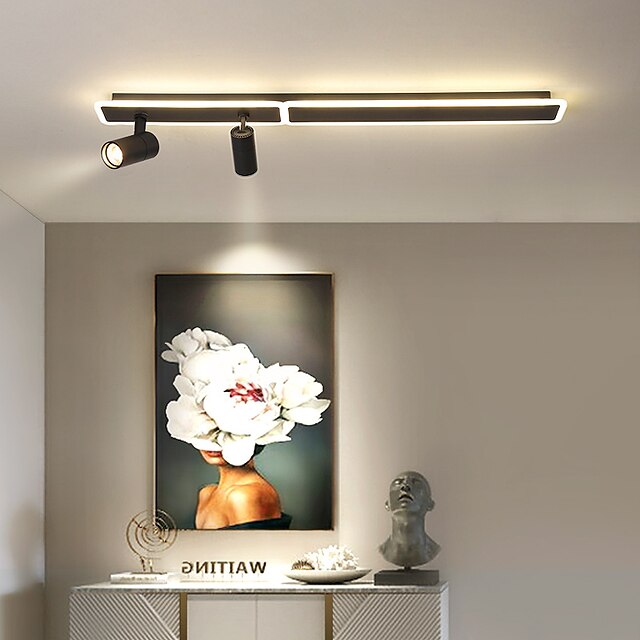  80/100 cm stropní svítidlo led reflektor kovový umělecký styl moderní stylové lakované povrchy 220-240v