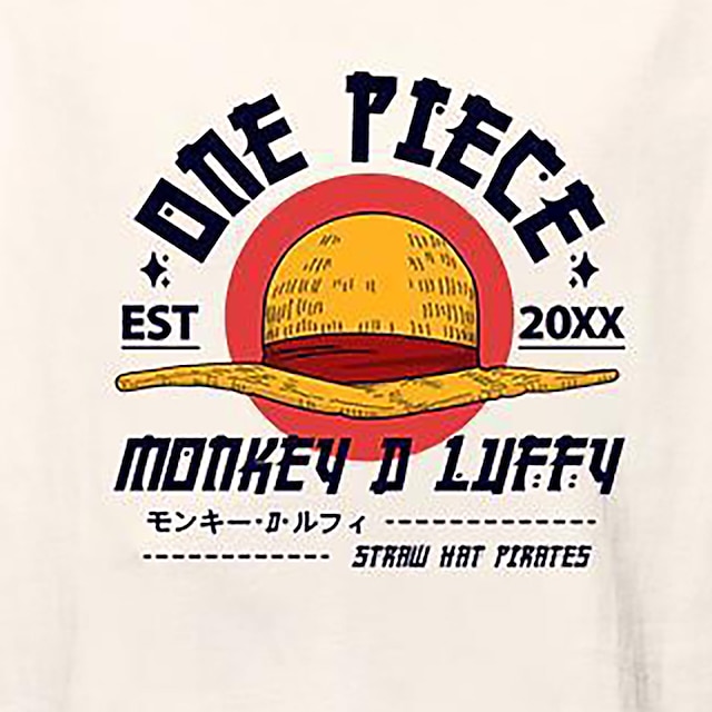 Toys & Hobbies Cosplay & Costumes | Inspired by One Piece Monkey D. Luffy T-shirt Anime 100% Polyester Anime Harajuku Graphic Ka