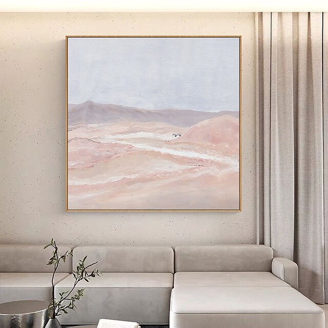 Home & Garden Wall Art | Oil Painting Hand Painted Square Abstract Landscape Modern Impressionism Rolled Canvas (No Frame) - ZP2