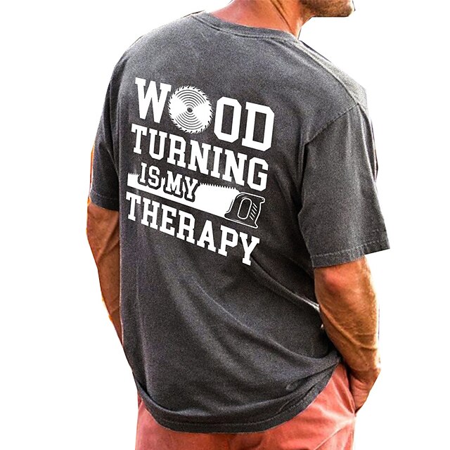 

Men's T shirt Hot Stamping Letter Crew Neck Casual Daily Print Short Sleeve Tops Lightweight Fashion Big and Tall Sports Blue Black Gray