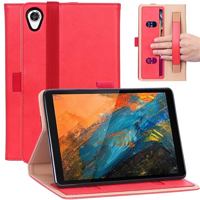 

Case for Lenovo Tab M8 HD / FHD / M8 (2nd Gen) Multifunctional Cover Standing Multiple Viewing Angles for Lenovo Tab M8 TB-8705F / TB-8705N / TB-8505F / TB-8505X / TB-8505FS Black