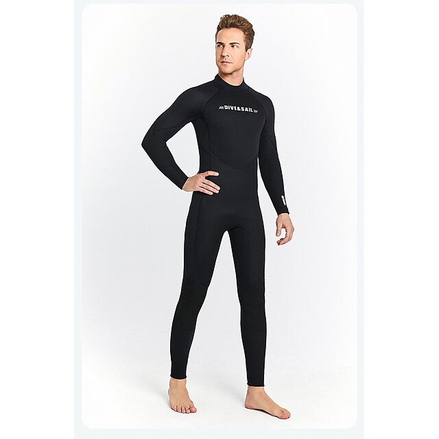 Sports & Outdoors Surfing, Diving & Snorkeling | Dive&Sail Mens Full Wetsuit 3mm SCR Neoprene Diving Suit Thermal Warm Windproof