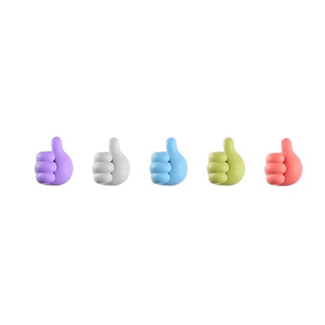 

5pcs Thumb Hook The Multifunctional Clip Holder Cable Holder Hook