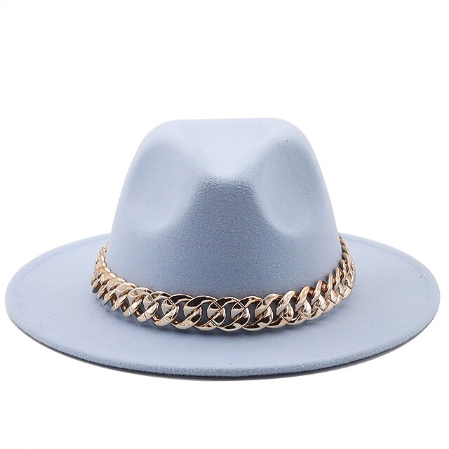 

Simple Solid Color Flannel / Straw Hats with Metal 1pc Party / Evening / Holiday Headpiece