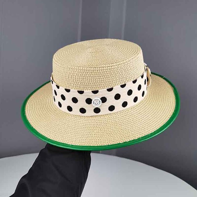 

Elegant Fashion Basketwork Hats with Ribbons 1pc Wedding Headpiece