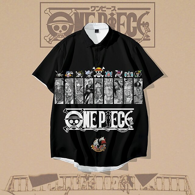 

Inspired by Chainsaw Man Monkey D. Luffy Cartoon Manga Terylene Anime Harajuku Graphic Kawaii Top For Men's