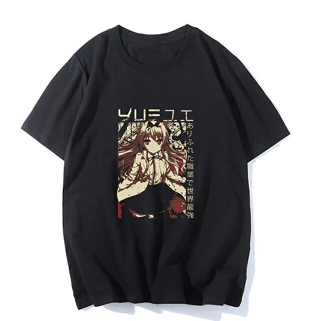 

Inspired by Arifureta: From Commonplace to World's Strongest Yue Nagumo Hajime T-shirt Cartoon 100% Polyester Anime Harajuku Graphic Kawaii T-shirt For Men's / Women's / Couple's