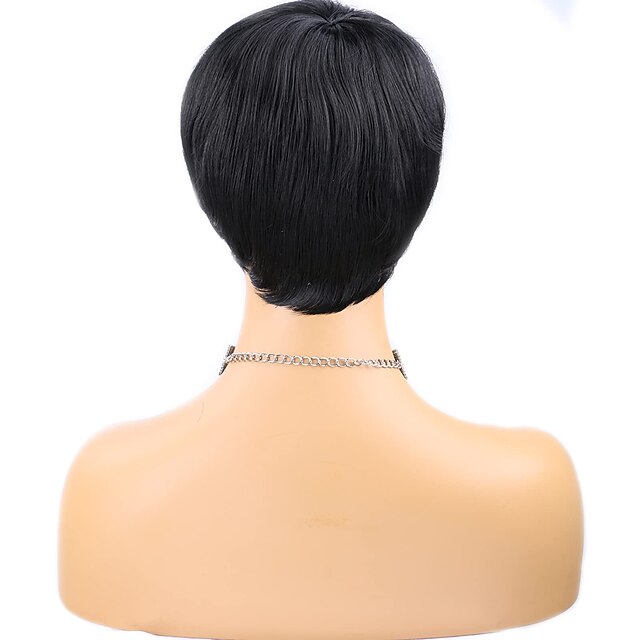 Beauty & Hair Wigs & Hair Pieces | Piexie Cut Wigs for Women Short Black Wigs For Black Women Short Layered Wavy Pixie Cut Wigs 