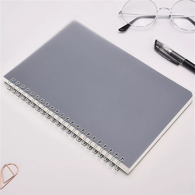 

Notebook Ruled A5 5.8×8.3 Inch Retro PVC SoftCover Portable 160 Pages Notebook for Office Business
