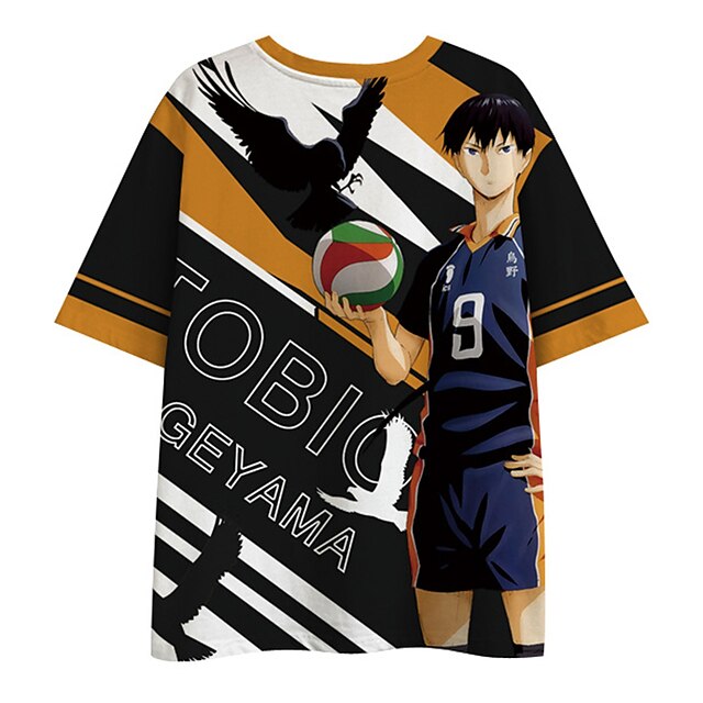 Toys & Hobbies Cosplay & Costumes | Inspired by Haikyuu Hinata ShoYou T-shirt Cartoon 100% Polyester Anime Harajuku Graphic Kawa