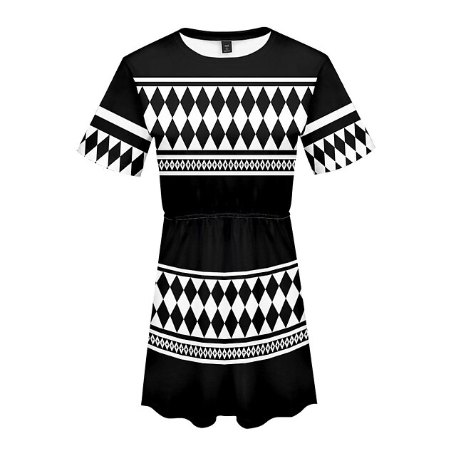 

Inspired by Tokyo Revengers Draken Mikey Dress Cartoon 100% Polyester Anime Harajuku Graphic Kawaii Dress For Women's