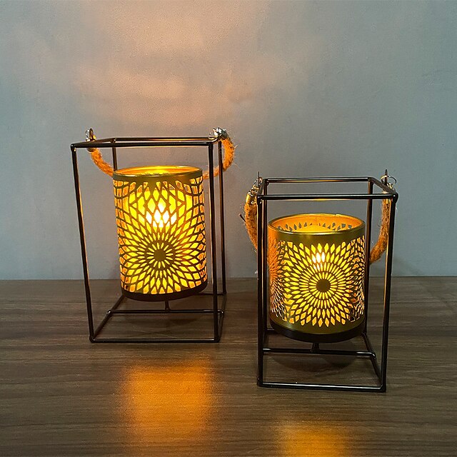 

Modern Contemporary European Style Iron Candle 1pc Candle Holders