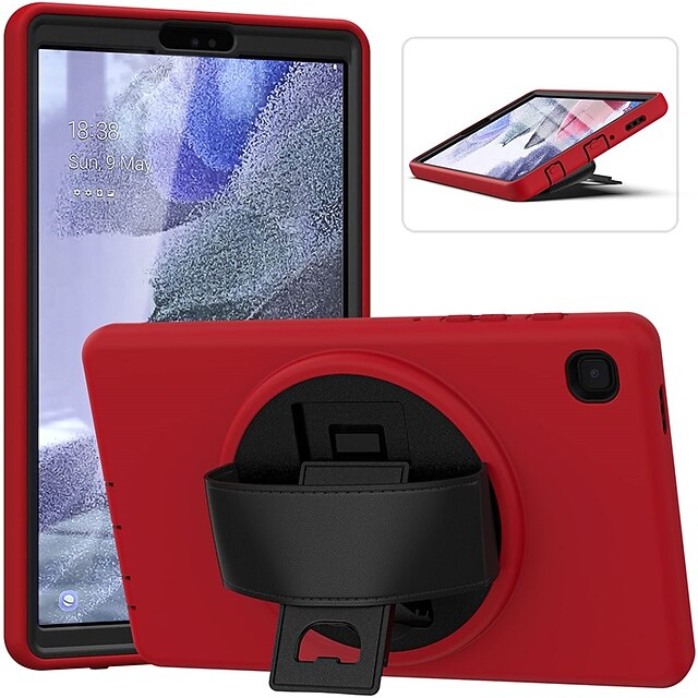 

Tablet Case Cover For Galaxy Tab A7 Lite Case 2021 Samsung Galaxy Tab A7 Lite 8.7 Inch Case with Screen Protector Hand Strap Kickstand Shockproof Protective Case for SM-T220/T225-Blue