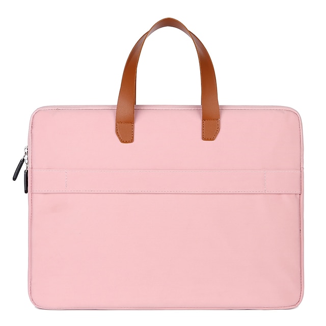 

Laptop Sleeves 13.3 14 15.6 inch Compatible with Macbook Air Pro, HP, Dell, Lenovo, Asus, Acer, Chromebook Notebook Carrying Case Cover Waterpoof Shock Proof With Handle Polyester Solid Color for