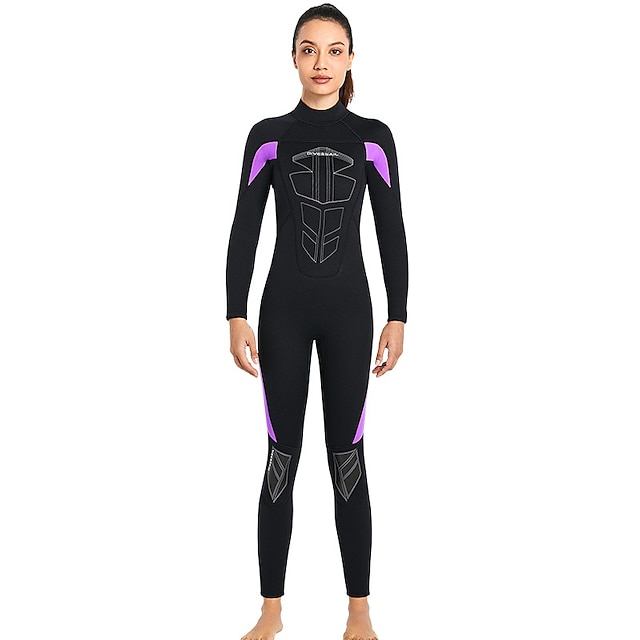 Sports & Outdoors Surfing, Diving & Snorkeling | Dive&Sail Womens Full Wetsuit 3mm SCR Neoprene Diving Suit Thermal Warm Windpro