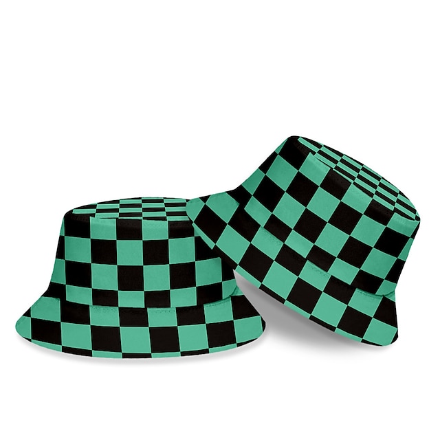  Hatt / Lue Inspirert av Demon Slayer: Kimetsu no Yaiba Agatsuma Zenitsu Kamado Tanjiro Anime Cosplay-tilbehør Hatt Bomull Herre Dame Halloween-kostymer