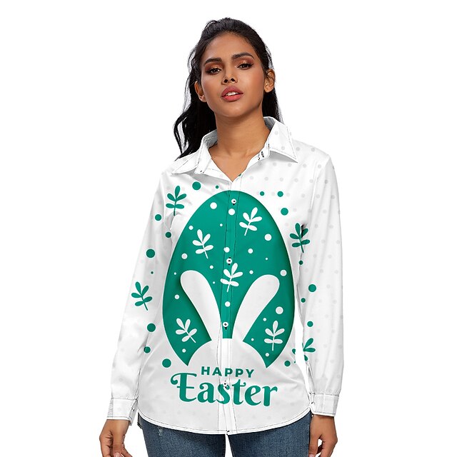 

Inspired by Easter Costume Bunny Cartoon Manga Terylene Anime Harajuku Graphic Kawaii Top For Women's