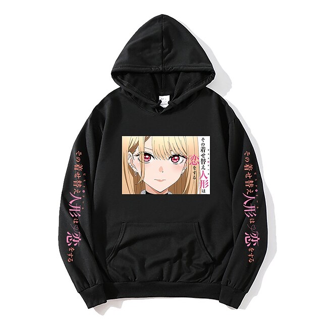 

Inspired by My Dress-up Darling Marin Kitagawa Hoodie Anime 100% Polyester Anime Harajuku Graphic Kawaii Hoodie For Men's / Women's / Couple's