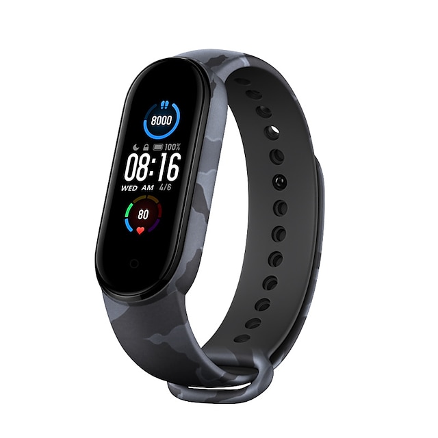  iPS M5 Smart Watch 0.69 inch Smartur Bluetooth Skridtæller Samtalepåmindelse Aktivitetstracker Kompatibel med Android iOS Dame Herre Vandtæt Lang Standby Beskedpåmindelse IPX-0 46mm urkasse