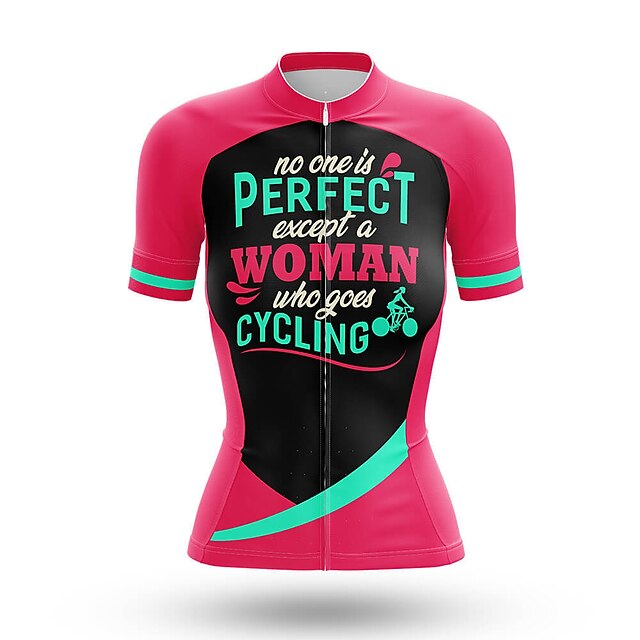 

21Grams Women's Short Sleeve Cycling Jersey Summer Spandex Red Bike Top Mountain Bike MTB Road Bike Cycling Quick Dry Moisture Wicking Sports Clothing Apparel / Stretchy / Athleisure