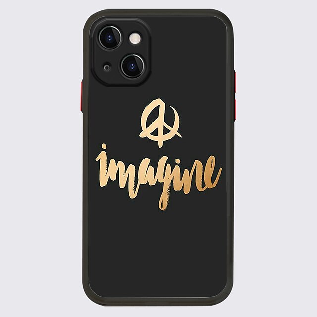 

PEACE LOVE NO WAR Phone Case For Apple iPhone 13 12 Pro Max 11 SE 2020 X XR XS Max 8 7 Unique Design Protective Case Shockproof Dustproof Back Cover TPU
