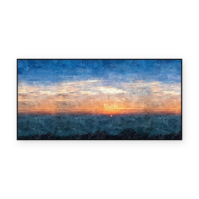 Home & Garden Wall Art | Handmade Oil Painting Canvas Wall Art Decoration Modern Abstract Landscape Sunset Sunrisefor Home Decor