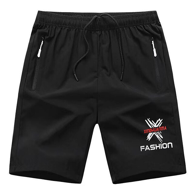

Men's Chic Modern Casual / Sporty Sweatpants Shorts Patchwork Knee Length Pants Daily Gym Micro-elastic Color Block Mid Waist Blue White L XL XXL 3XL 4XL