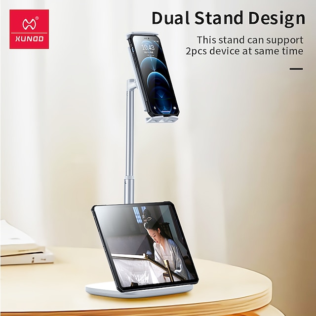 Phones & Accessories Phone Mounts & Holders | Cell Phone Holder Stand Mount Heavy No DumpingScalable Adjustable Height 360 Degre