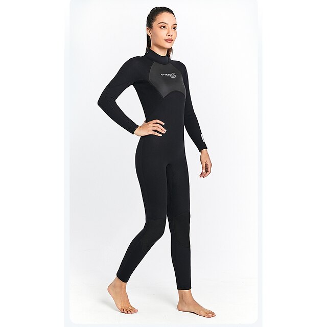 Sports & Outdoors Surfing, Diving & Snorkeling | Dive&Sail Womens Full Wetsuit 3mm SCR Neoprene Diving Suit Thermal Warm Windpro