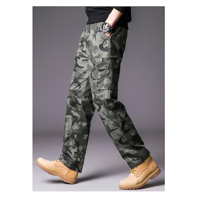 Sports & Outdoors Camping, Hiking & Backpacking | Mens Cargo Pants Hiking Pants Trousers Work Pants Military Camo Summer Outdoor