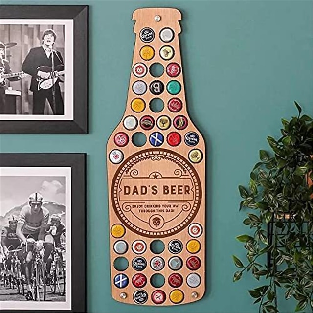 

Beer Bottle Cap Holder Beer Bottle Cap Collection Stand Wall Art Decorations Bottle Cap Collection