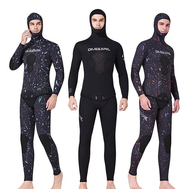 Sports & Outdoors Surfing, Diving & Snorkeling | Dive&Sail Mens Full Wetsuit 3mm SCR Neoprene Diving Suit Thermal Warm Windproof