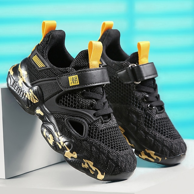 

Men's Unisex Trainers Athletic Shoes Sporty Athletic Water Shoes Elastic Fabric Green Light Grey Gold Summer