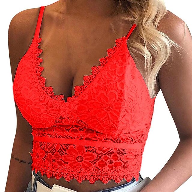 Damen Tank Top Spitzenreiter Ausgehen Sommertops Spaghetti Shirt