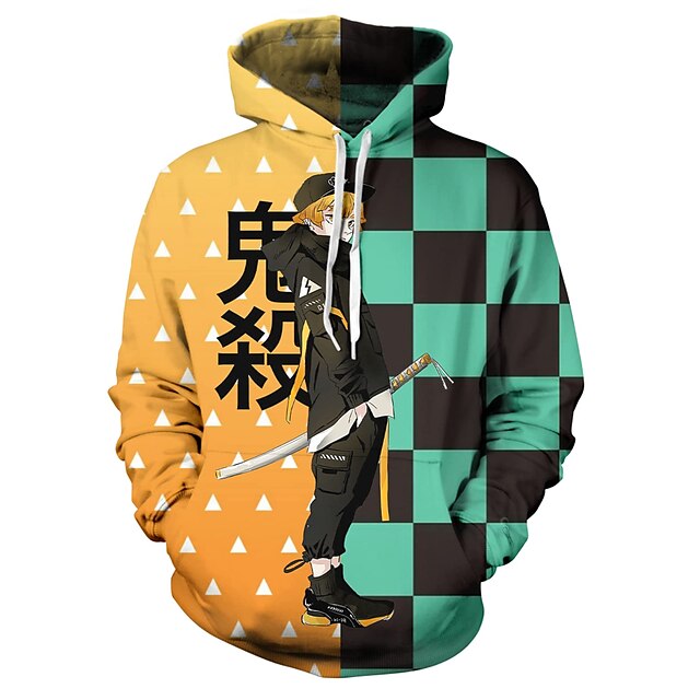 

Inspired by Demon Slayer: Kimetsu no Yaiba Agatsuma Zenitsu Hoodie Cartoon 100% Polyester Anime Harajuku Graphic Kawaii Hoodie For Men's / Women's / Couple's