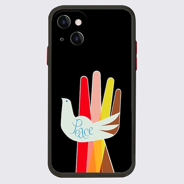 

PEACE LOVE NO WAR Phone Case For Apple iPhone 13 12 Pro Max 11 SE 2020 X XR XS Max 8 7 Unique Design Protective Case Shockproof Dustproof Back Cover TPU
