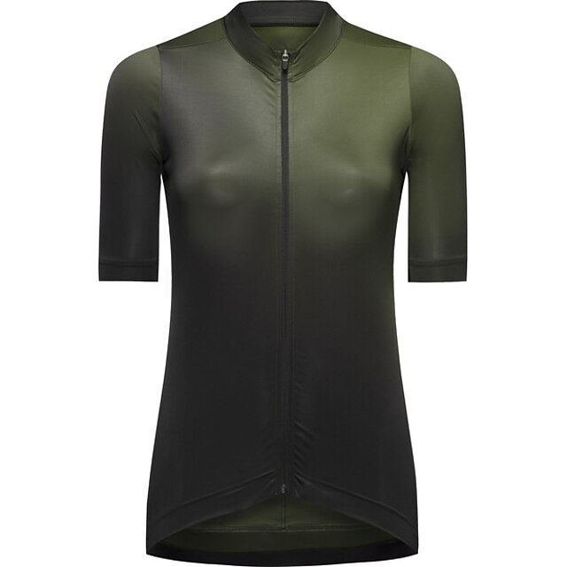 

21Grams Women's Short Sleeve Cycling Jersey Summer Spandex Green Gradient Bike Top Mountain Bike MTB Road Bike Cycling Quick Dry Moisture Wicking Sports Clothing Apparel / Athleisure