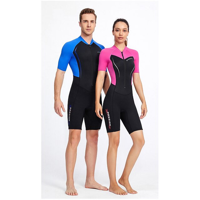 Sports & Outdoors Surfing, Diving & Snorkeling | Dive&Sail Mens Shorty Wetsuit 1.5mm SCR Neoprene Diving Suit UV Sun Protection 