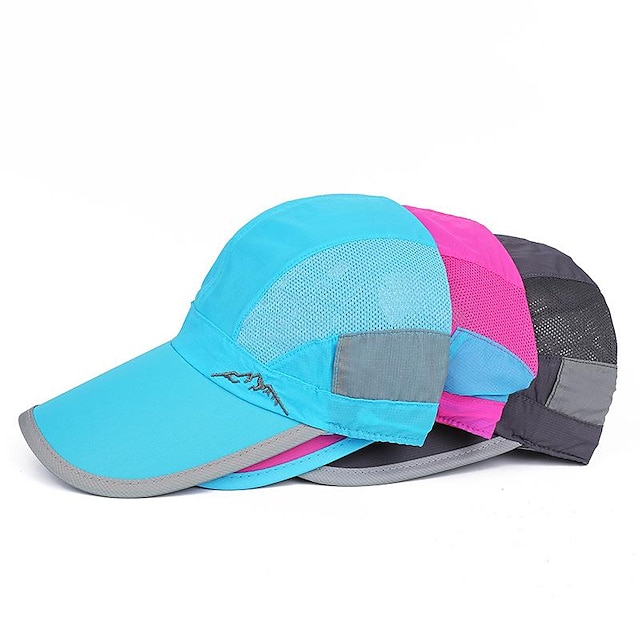 

Men's Women's Sun Hat Fisherman Hat Hiking Hat Wide Brim Summer Outdoor UV Sun Protection Breathable Lightweight Soft Blue Dark Grey Rose Red for Fishing Climbing Running