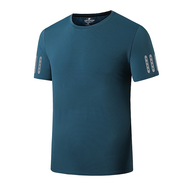 Sports & Outdoors Running, Jogging & Walking | Mens Running Shirt Top Athleisure Summer Elastane Breathable Quick Dry Soft Fitne