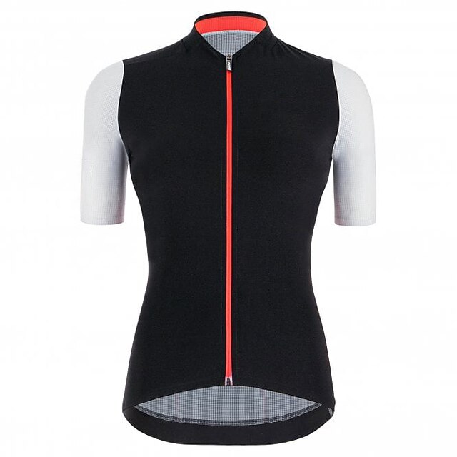 

21Grams Women's Short Sleeve Cycling Jersey Summer Spandex Black Sky Blue Patchwork Bike Top Mountain Bike MTB Road Bike Cycling Quick Dry Moisture Wicking Sports Clothing Apparel / Stretchy