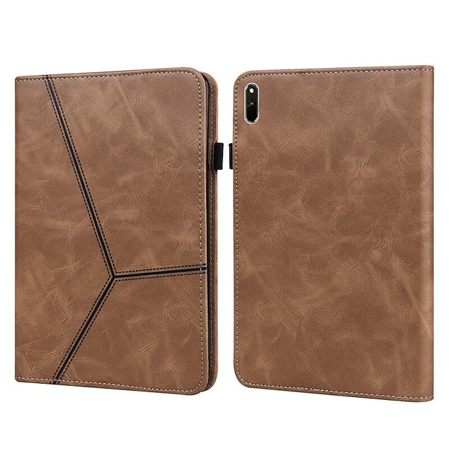 

Tablet Case Cover For Apple A7 A7 Lite S6 Lite A 8.0 Pencil Holder Card Holder Shockproof Solid Colored PU Leather TPU