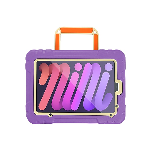 

Tablet Case Cover For Amazon Kindle Fire HD 10 / Plus 2021 Portable Pencil Holder Handle Solid Colored EVA